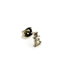 CARROLL（キャロル）の「CARROLL キャロル ラインストーンアルファベットモチーフキャッチピアス  "E"（ピアス（両耳用））」