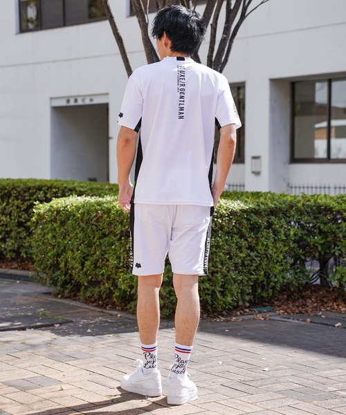 LUXE/R GOLF(ラグジュ ゴルフ)の「(RM)【LUXE/R GOLF】ストレッチ スムース ロゴ ハイネック Tシャツ(Tシャツ/カットソー・メンズ・ブラック/ネイビー/チャコールグレー/ホワイト・X-LARGE/LARGE/MEDIUM)」の9枚目の写真