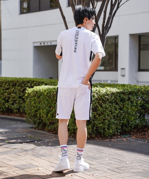 LUXE/R GOLF(ラグジュ ゴルフ)の「(RM)【LUXE/R GOLF】ストレッチ スムース ロゴ ハイネック Tシャツ(Tシャツ/カットソー・メンズ・ブラック/ネイビー/チャコールグレー/ホワイト・X-LARGE/LARGE/MEDIUM)」の11枚目の写真