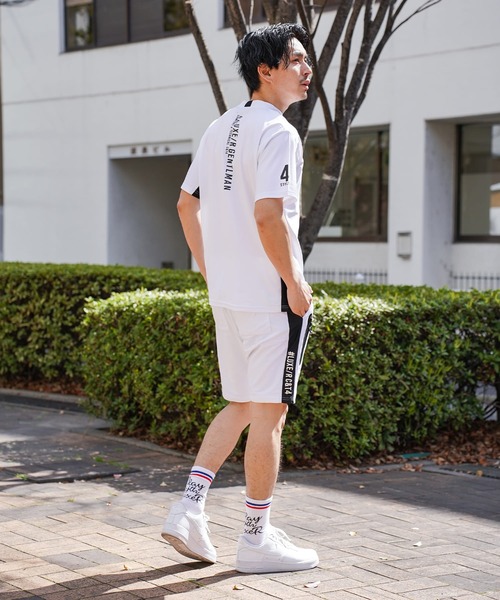 LUXE/R GOLF(ラグジュ ゴルフ)の「(RM)【LUXE/R GOLF】ストレッチ スムース ロゴ ハイネック Tシャツ(Tシャツ/カットソー・メンズ・ブラック/ネイビー/チャコールグレー/ホワイト・X-LARGE/LARGE/MEDIUM)」の13枚目の写真