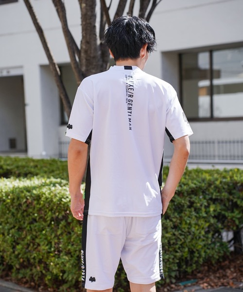 LUXE/R GOLF(ラグジュ ゴルフ)の「(RM)【LUXE/R GOLF】ストレッチ スムース ロゴ ハイネック Tシャツ(Tシャツ/カットソー・メンズ・ブラック/ネイビー/チャコールグレー/ホワイト・X-LARGE/LARGE/MEDIUM)」の20枚目の写真