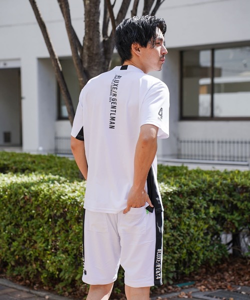 LUXE/R GOLF(ラグジュ ゴルフ)の「(RM)【LUXE/R GOLF】ストレッチ スムース ロゴ ハイネック Tシャツ(Tシャツ/カットソー・メンズ・ブラック/ネイビー/チャコールグレー/ホワイト・X-LARGE/LARGE/MEDIUM)」の21枚目の写真