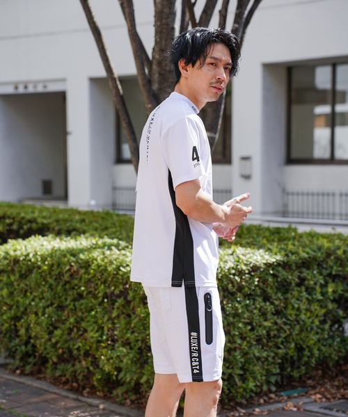 LUXE/R GOLF(ラグジュ ゴルフ)の「(RM)【LUXE/R GOLF】ストレッチ スムース ロゴ ハイネック Tシャツ(Tシャツ/カットソー・メンズ・ブラック/ネイビー/チャコールグレー/ホワイト・X-LARGE/LARGE/MEDIUM)」の22枚目の写真