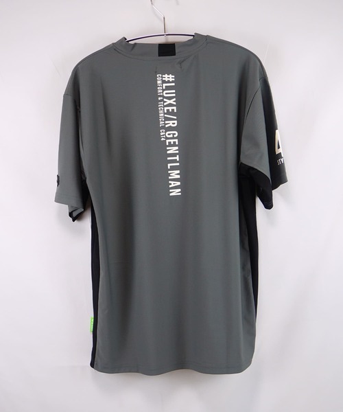 LUXE/R GOLF(ラグジュ ゴルフ)の「(RM)【LUXE/R GOLF】ストレッチ スムース ロゴ ハイネック Tシャツ(Tシャツ/カットソー・メンズ・ブラック/ネイビー/チャコールグレー/ホワイト・X-LARGE/LARGE/MEDIUM)」の7枚目の写真