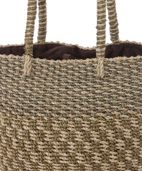 The Bagmati(ザバグマティ)の「【Bagmati (バグマティ)】アバカバスケット(かごバッグ・レディース・ブラック/ブラウン・FREE)」の10枚目の写真