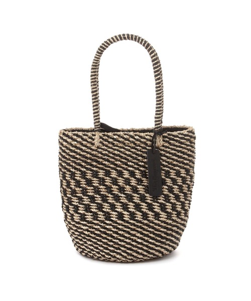 The Bagmati（ザバグマティ）の「【Bagmati (バグマティ)】アバカバスケット（かごバッグ・レディース・ブラック/ブラウン・FREE）」の18枚目の写真
