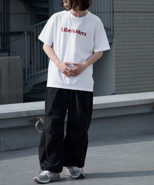 Liberaiders（リベレイダース）の「Liberaiders/リベレイダース OG LOGO TEE ロゴTシャツ 2026年 夏 夏服（Tシャツ/カットソー・メンズ・ホワイト/ブラック・M/L/XL）」の12枚目の写真
