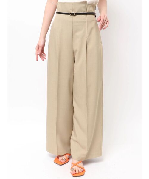 LAGUNAMOON(ラグナムーン)の「バイカラーライトベルトパンツ 【夏服】【オフィスカジュアル】(その他パンツ・レディース・ベージュ・MEDIUM/SMALL)」の20枚目の写真