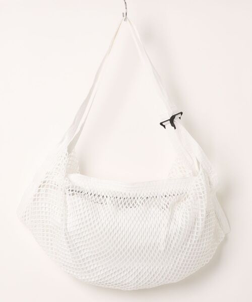 LAULEN(ローレン)の「mesh slouchy shoulder bag /メッシュショルダーバッグ(ショルダーバッグ・レディース・レッド/ホワイト・FREE)」の3枚目の写真