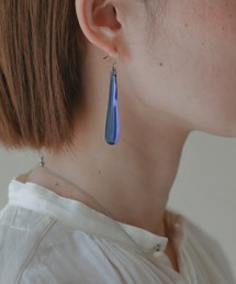 HARIO Lampwork Factory（ハリオランプワークファクトリー）の「ピアス  Shizuku ブルー（ピアス（両耳用））」