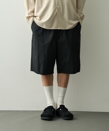 PORTER CLASSIC（ポータークラシック）の「【PORTER CLASSIC/ポータークラシック】PC-035-3943-0010/BLACK/POPLIN EASY SHORTS（その他パンツ）」