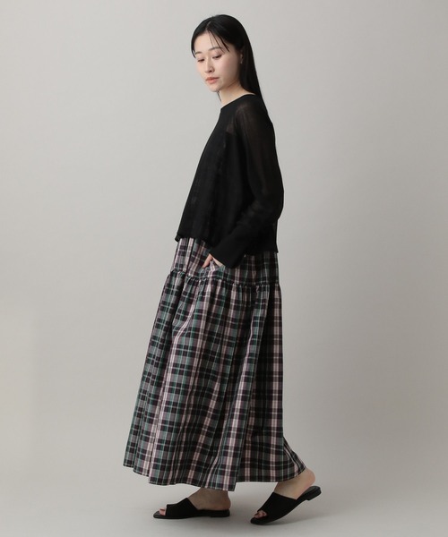 A part by(アパートバイ)の「フェイクスウェードサンダル(サンダル・レディース・ブラウン/ブラック・MEDIUM/LARGE)」の3枚目の写真