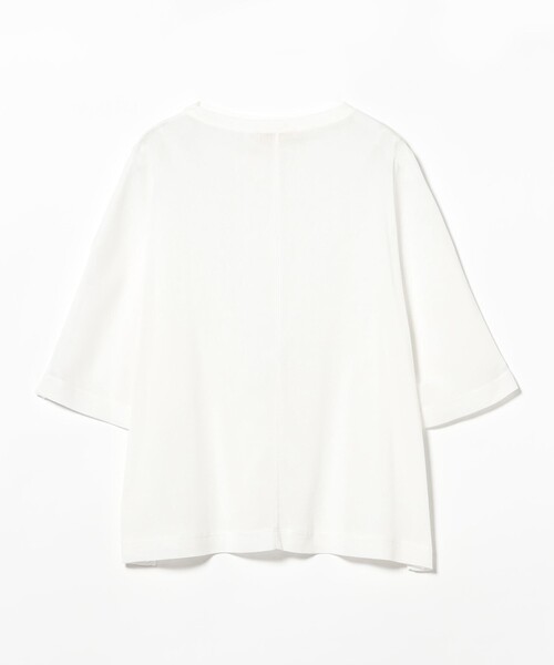 Demi-Luxe BEAMS(デミルクス ビームス)の「【7/24値下げ】コットン チュール オーバー Tシャツ(Tシャツ/カットソー・レディース・ブラック/ホワイト/オリーブ・ONE SIZE)」の17枚目の写真