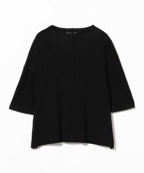 Demi-Luxe BEAMS(デミルクス ビームス)の「【7/24値下げ】コットン チュール オーバー Tシャツ(Tシャツ/カットソー・レディース・ブラック/ホワイト/オリーブ・ONE SIZE)」の20枚目の写真