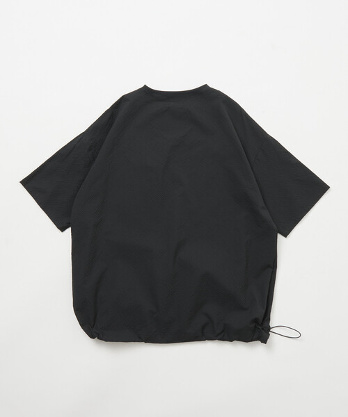 FREAK'S STORE(フリークスストア)の「<UVカット・接触冷感・吸水速乾> AiRide/エアライド リラックスフィット 異素材ポケット シアサッカープルオーバートップ 限定展開(Tシャツ/カットソー・メンズ・ブラック/ブラウン/チャコールグレー/ネイビー・MEDIUM/SMALL/LARGE)」の12枚目の写真