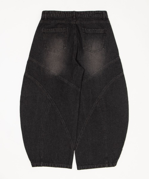 SHORT ROUND(ショートラウンド)の「SHORT ROUND/【26年春夏新作】スウィッチングカーブデニムパンツ(デニムパンツ・メンズ・ブラック系3/グレー・LARGE/MEDIUM)」の13枚目の写真