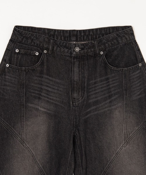 SHORT ROUND(ショートラウンド)の「SHORT ROUND/【26年春夏新作】スウィッチングカーブデニムパンツ(デニムパンツ・メンズ・ブラック系3/グレー・LARGE/MEDIUM)」の14枚目の写真