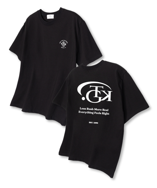 TI.GLAKE(ティーグレイク)の「TKクラブ オーバーサイズ 半袖Tシャツ ブラック(Tシャツ/カットソー・メンズ・その他・LARGE/X-LARGE/XX-LARGE)」の1枚目の写真