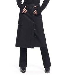 MAISON MINED（メゾンミネド）の「(W) DARKNESS OVER WRAP SKIRT（スカート）」