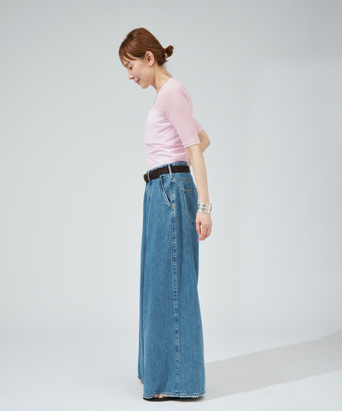 VERMEIL par iena(ヴェルメイユパーイエナ)の「シアーTシャツ(Tシャツ/カットソー・レディース・ブラック/ピンク/ホワイト・FREE)」の12枚目の写真