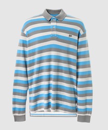 ERL（イーアールエル）の「UNISEX STRIPED LONG SLEEVE POLO KNI（ポロシャツ）」