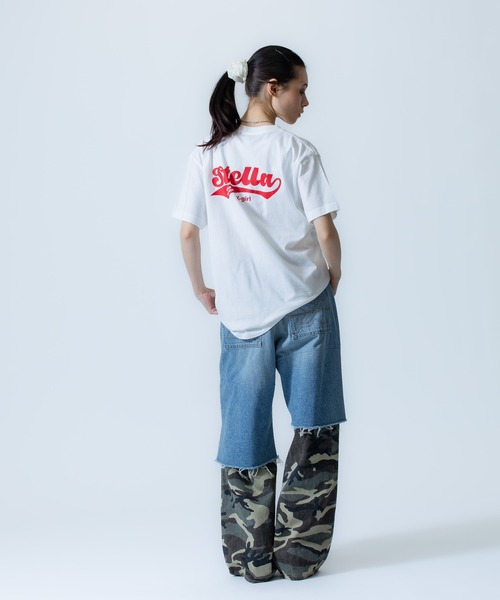 X-girl SPORTS(エックスガールスポーツ)の「NS SK WE FAN GOODS S/S TEE/ノジマステラ神奈川相模原(Tシャツ/カットソー・メンズ・ホワイト/ネイビー・LARGE/X-LARGE/MEDIUM/SMALL)」の8枚目の写真