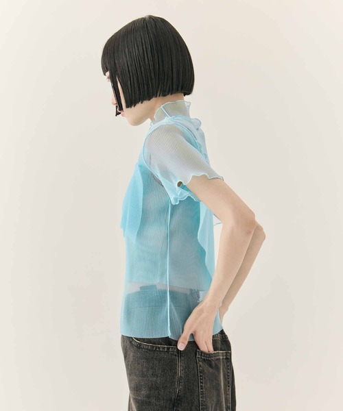 kotohayokozawa コトハヨコザワ somebody カットソー kotohayokozawa/コトハヨコザワ】GHOST TODO TOP SHORTSLEEVE HIGHNECK