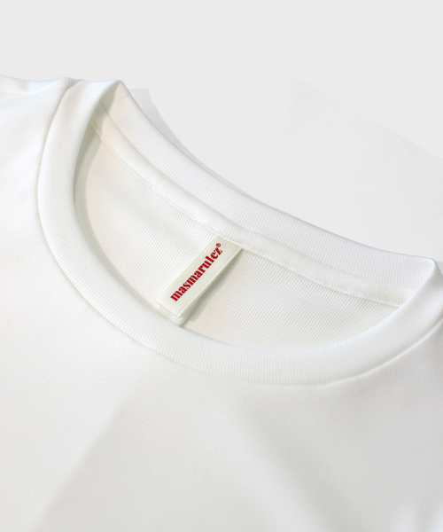 MASMARULEZ APPAREL（マスマルールズ アパレル）の「Slim Fit Line Detail Top_2 Colors（Tシャツ/カットソー・レディース・ホワイト/スカイブルー・ONE SIZE）」の7枚目の写真