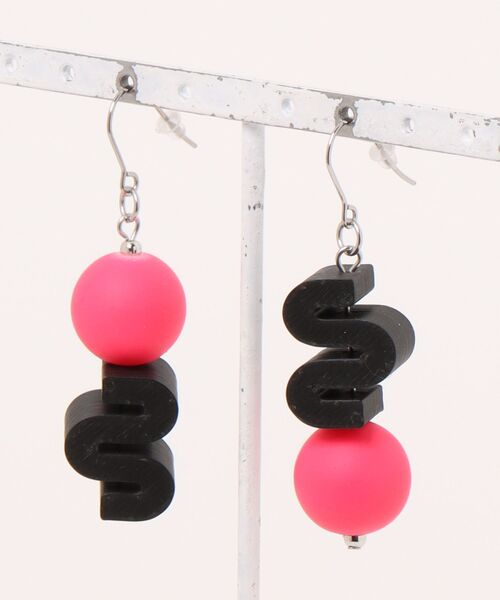 TONE SELECT GOODS（トーンセレクトグッズ）の「【Beauty bell】カラフルうねうねピアス（ピアス（両耳用）・レディース・オレンジ/ブルー/パープル/その他/ブラック/ブラック系その他2・FREE）」の9枚目の写真