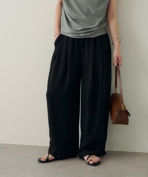 DISCOAT(ディスコート)の「【Noka/WEB限定】ヨウリュウワイドパンツ(その他パンツ・レディース・ブラウン/ブラック/アイボリー/ブラック系その他・FREE)」の17枚目の写真