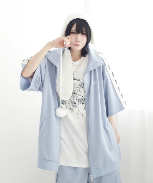 Whinny（ホワイニー）の「Whinny/カリスマやんちゃジャージ（その他アウター・レディース・ブラック/ホワイト/サックスブルー・FREE）」の19枚目の写真