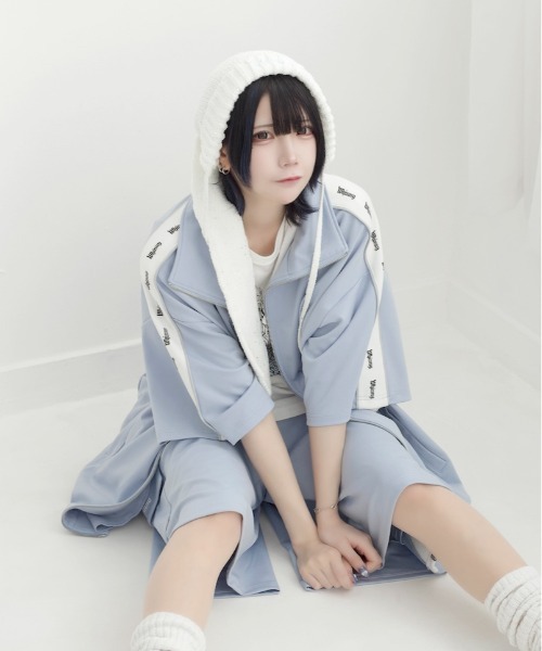 Whinny（ホワイニー）の「Whinny/カリスマやんちゃジャージ（その他アウター・レディース・ブラック/ホワイト/サックスブルー・FREE）」の15枚目の写真