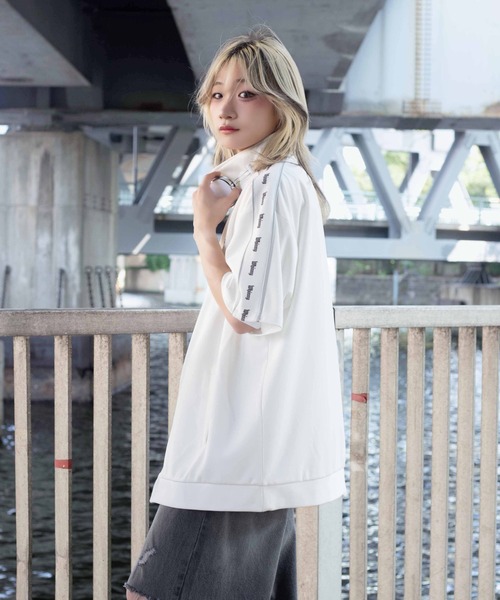Whinny（ホワイニー）の「Whinny/カリスマやんちゃジャージ（その他アウター・レディース・ブラック/ホワイト/サックスブルー・FREE）」の7枚目の写真