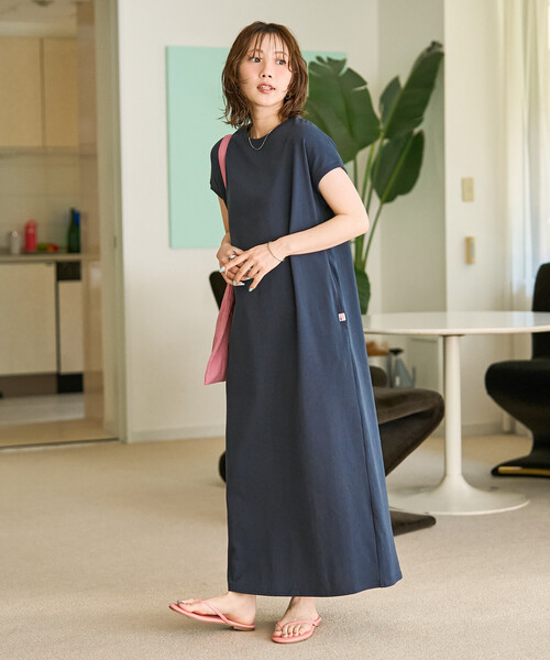 FREAK'S STORE（フリークスストア）の「限定展開　USAコットン ノースリーブ ワンピース（ワンピース・レディース・レッド/ブルー/オフホワイト/ベージュ/ブラック/ネイビー・SMALL/MEDIUM）」の14枚目の写真