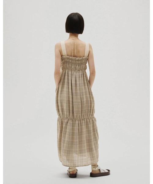 TODAYFUL（トゥデイフル）の「Check Jacquard Dress 12610301（ワンピース・レディース・ライトグリーン/ブラウン・36/38）」の9枚目の写真