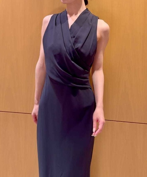 SNIDEL(スナイデル)の「アメスリナローワンピース(ワンピース・レディース・ボルドー/アイボリー/ネイビー・1/0)」の20枚目の写真