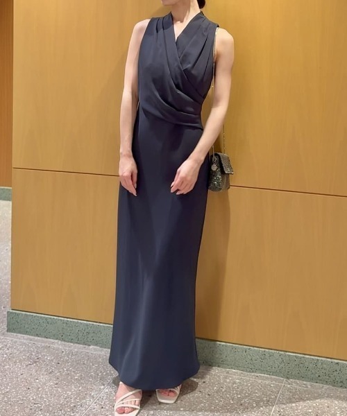 SNIDEL(スナイデル)の「アメスリナローワンピース(ワンピース・レディース・ボルドー/アイボリー/ネイビー・1/0)」の17枚目の写真