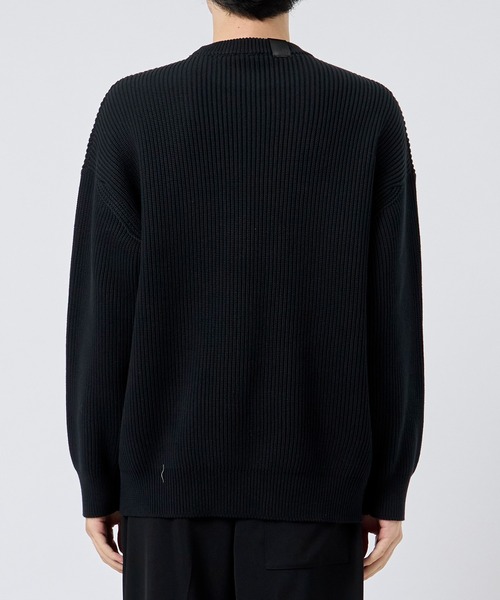 N.HOOLYWOOD(N.ハリウッド)の「【N.HOOLYWOOD】CREWNECK KNIT(ニット/セーター・メンズ・ブラック・38/36)」の4枚目の写真