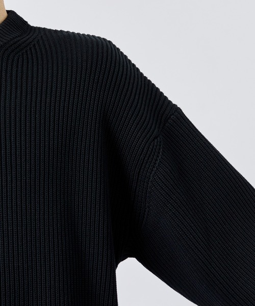 N.HOOLYWOOD(N.ハリウッド)の「【N.HOOLYWOOD】CREWNECK KNIT(ニット/セーター・メンズ・ブラック・38/36)」の6枚目の写真
