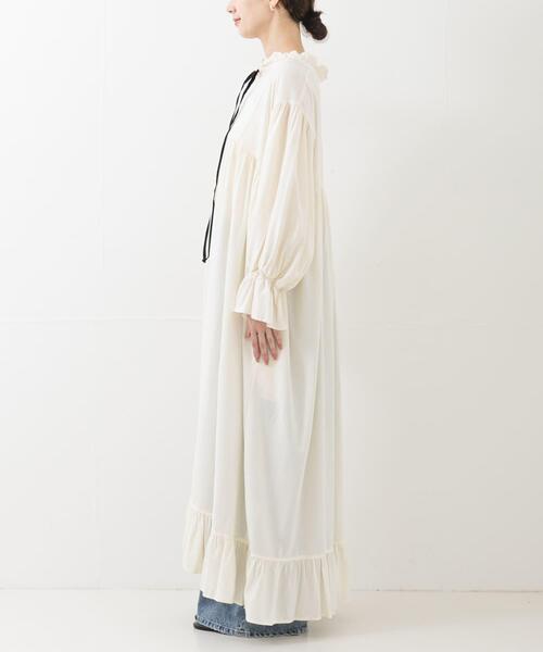 URBAN RESEARCH(アーバンリサーチ)の「Picchi Nia SOFT IVORY(ワンピース・レディース・ホワイト・FREE)」の6枚目の写真