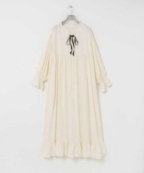 URBAN RESEARCH(アーバンリサーチ)の「Picchi Nia SOFT IVORY(ワンピース・レディース・ホワイト・FREE)」の8枚目の写真