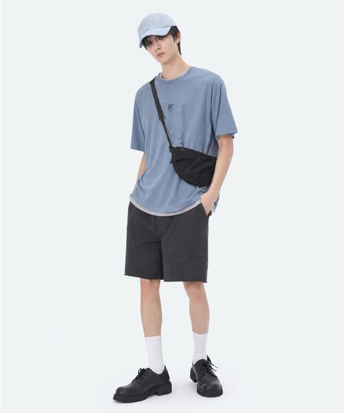 MISEKISEOUL MEN（ミセキソウルメンズ）の「Cut off shorts BLACK（その他パンツ・メンズ・その他・1/2/3）」の4枚目の写真