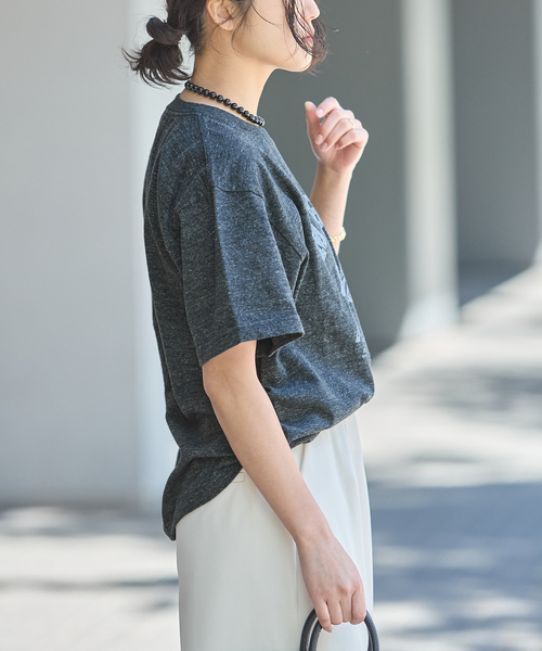 journal standard L'essage(ジャーナルスタンダードレサージュ)の「《追加》【ZEBRA】Tシャツ(Tシャツ/カットソー・レディース・ブラウン/チャコールグレー・FREE)」の8枚目の写真