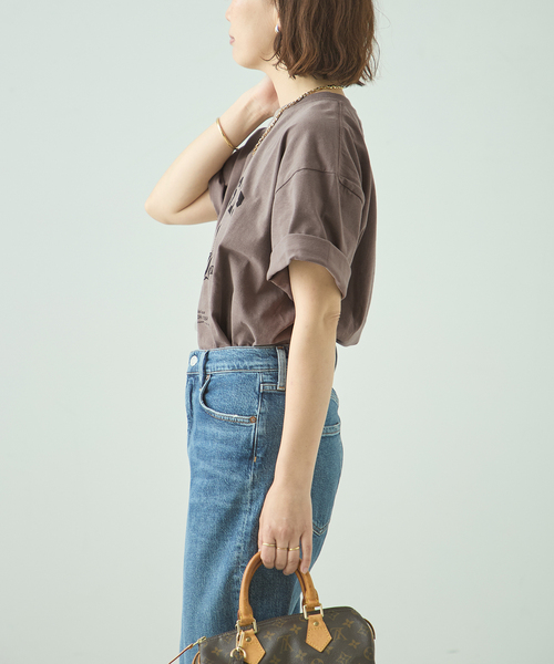 journal standard L'essage(ジャーナルスタンダードレサージュ)の「《追加》【ZEBRA】Tシャツ(Tシャツ/カットソー・レディース・ブラウン/チャコールグレー・FREE)」の14枚目の写真
