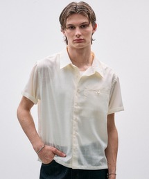 Adoon plain | Linen-Touch Sheer Shirt /リネンタッチシアーベーシックシャツ(シャツ/ブラウス)