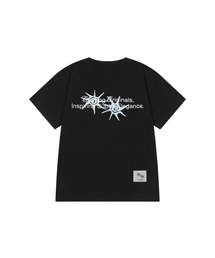 ローネックバックレタリング半袖Tシャツ（3カラー）