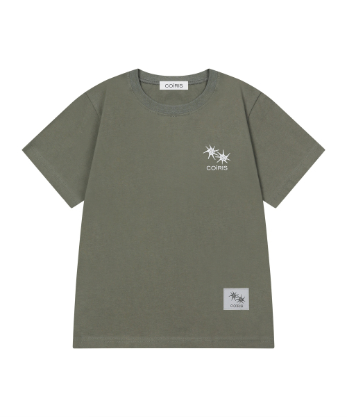 COIRIS(コイリス)の「ローネックバックレタリング半袖Tシャツ(3カラー)(Tシャツ/カットソー・レディース・ダークグレー/カーキ/ブラック・FREE)」の12枚目の写真