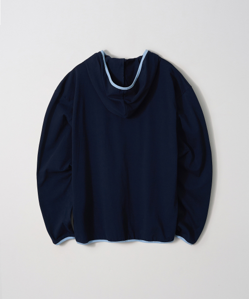 GARMENTS FAB（ガーメンツファブ）の「Binding Flock Hoodie Longsleeve (NAVY)（パーカー・レディース・その他・MEDIUM/LARGE）」の5枚目の写真