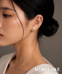 MIMILINE（ミミライン）の「パールループイヤリング（イヤリング）」