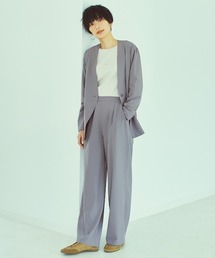 IEDIT 接触冷感・吸汗速乾・UVカット スマート見えして快適なパッカブルスーツ